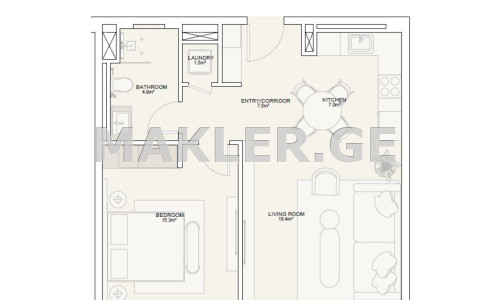  იყიდება მშენებარე ბინა კრწანისში