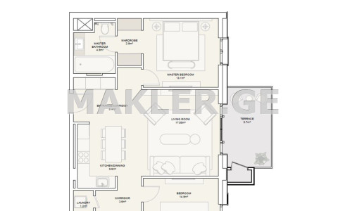  იყიდება მშენებარე ბინა კრწანისში