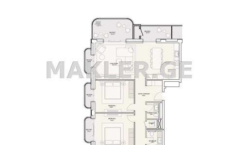  იყიდება მშენებარე ბინა კრწანისში