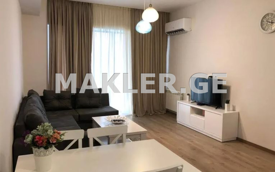  ქირავდება 2 ოთახიანი  ბინა საბურთალოზე  ალ. ყაზბეგის გამზირზე 