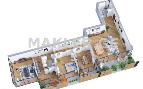  Продается 3 комнатная  Квартира в Ваке  на ул. Палиашвили 