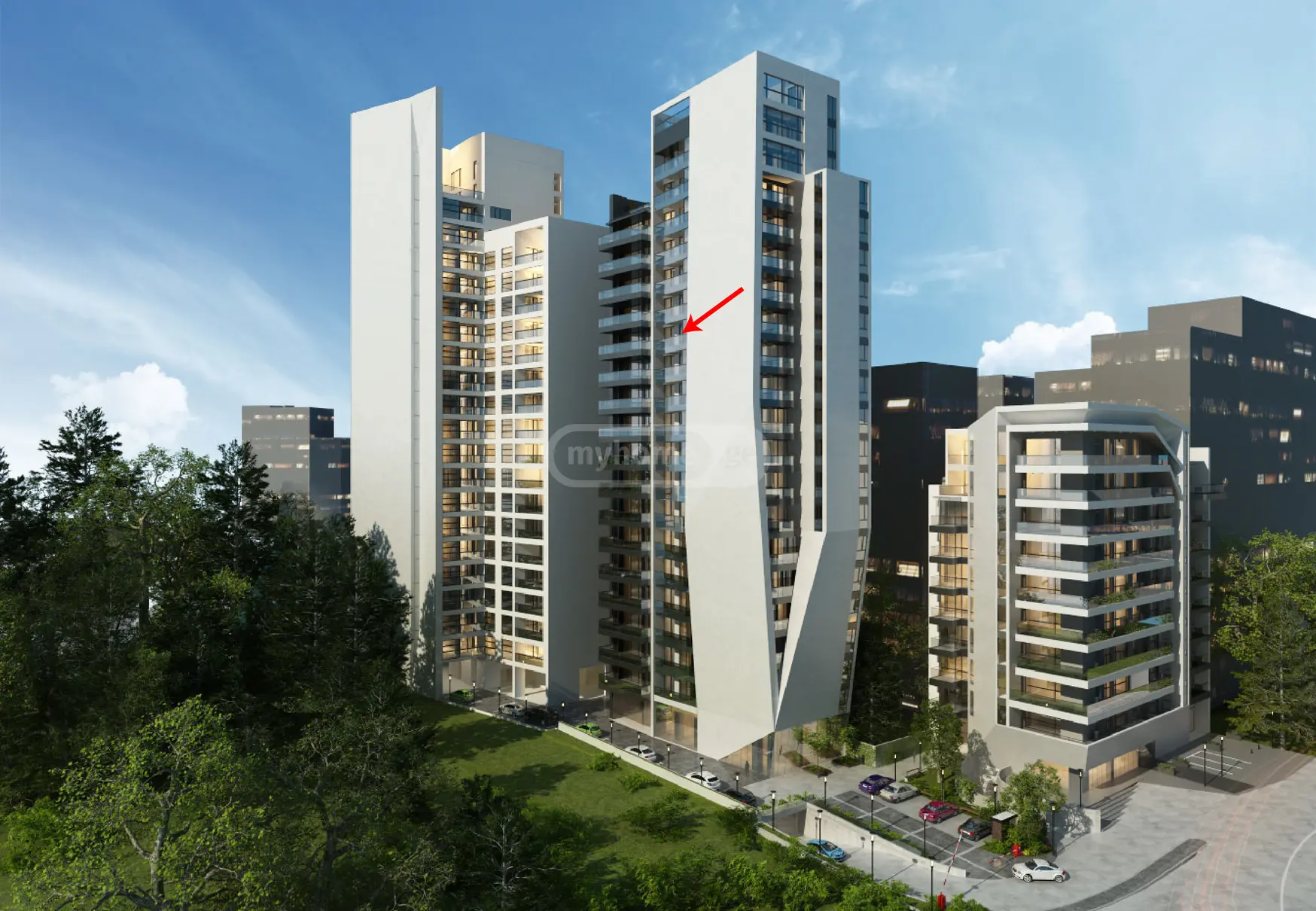  For Rent 2 room  Apartment in Saburtalo dist.  in Kartozia st. 