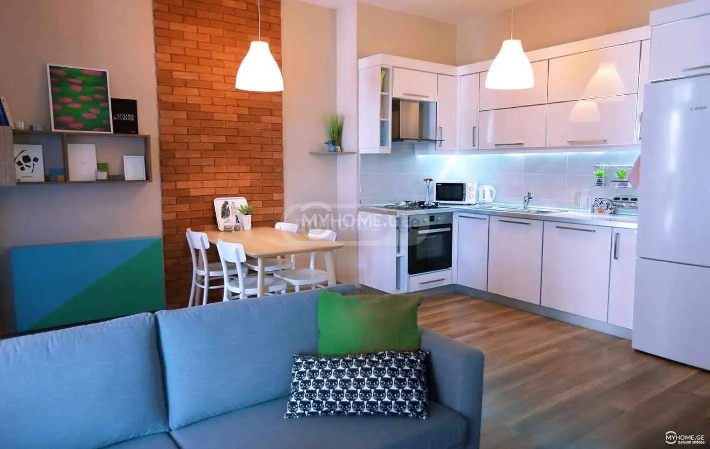  For Rent 2 room  Apartment in Saburtalo dist.  in Guram Panjikidze st. 