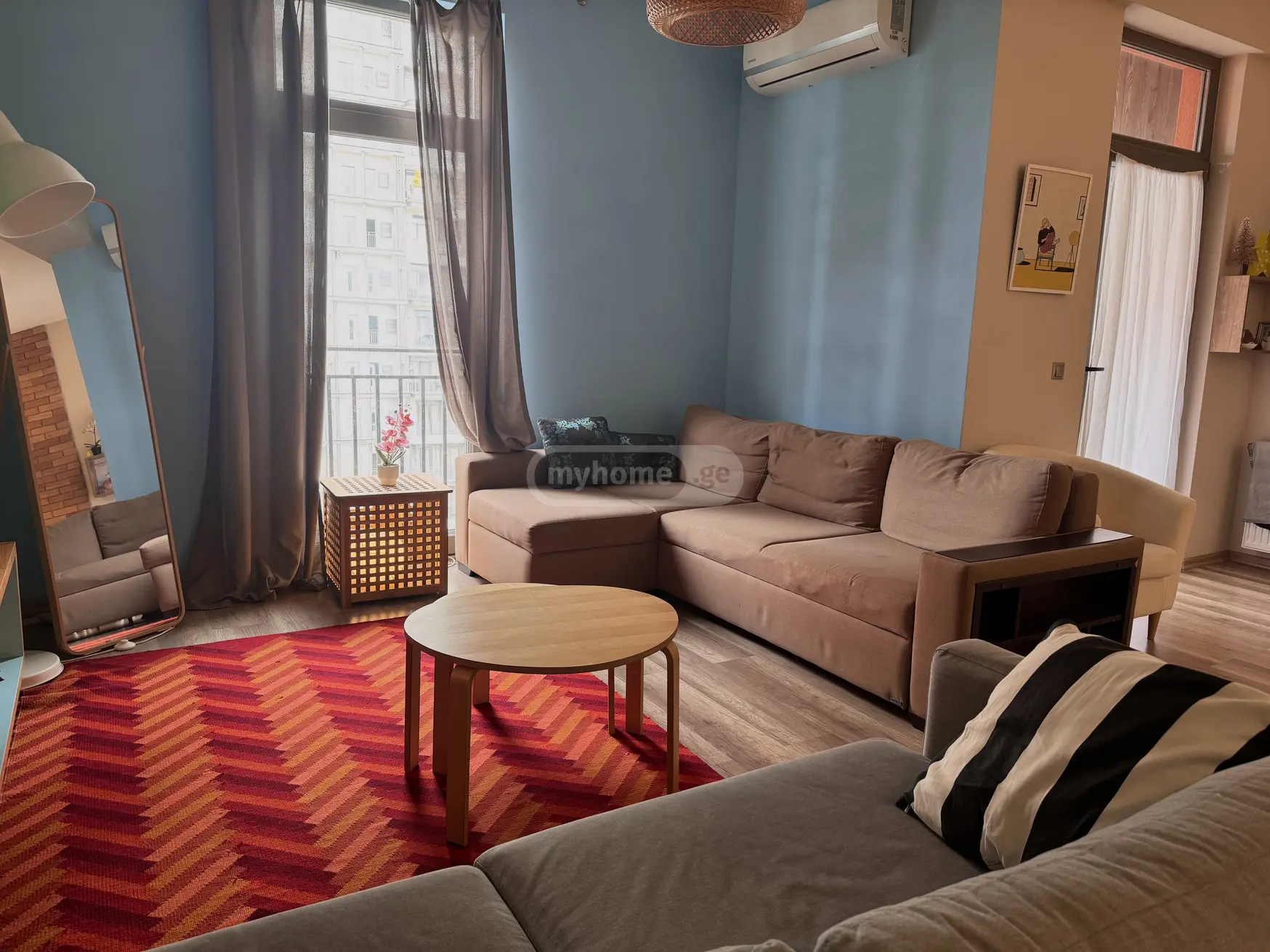  For Rent 2 room  Apartment in Saburtalo dist.  in Guram Panjikidze st. 