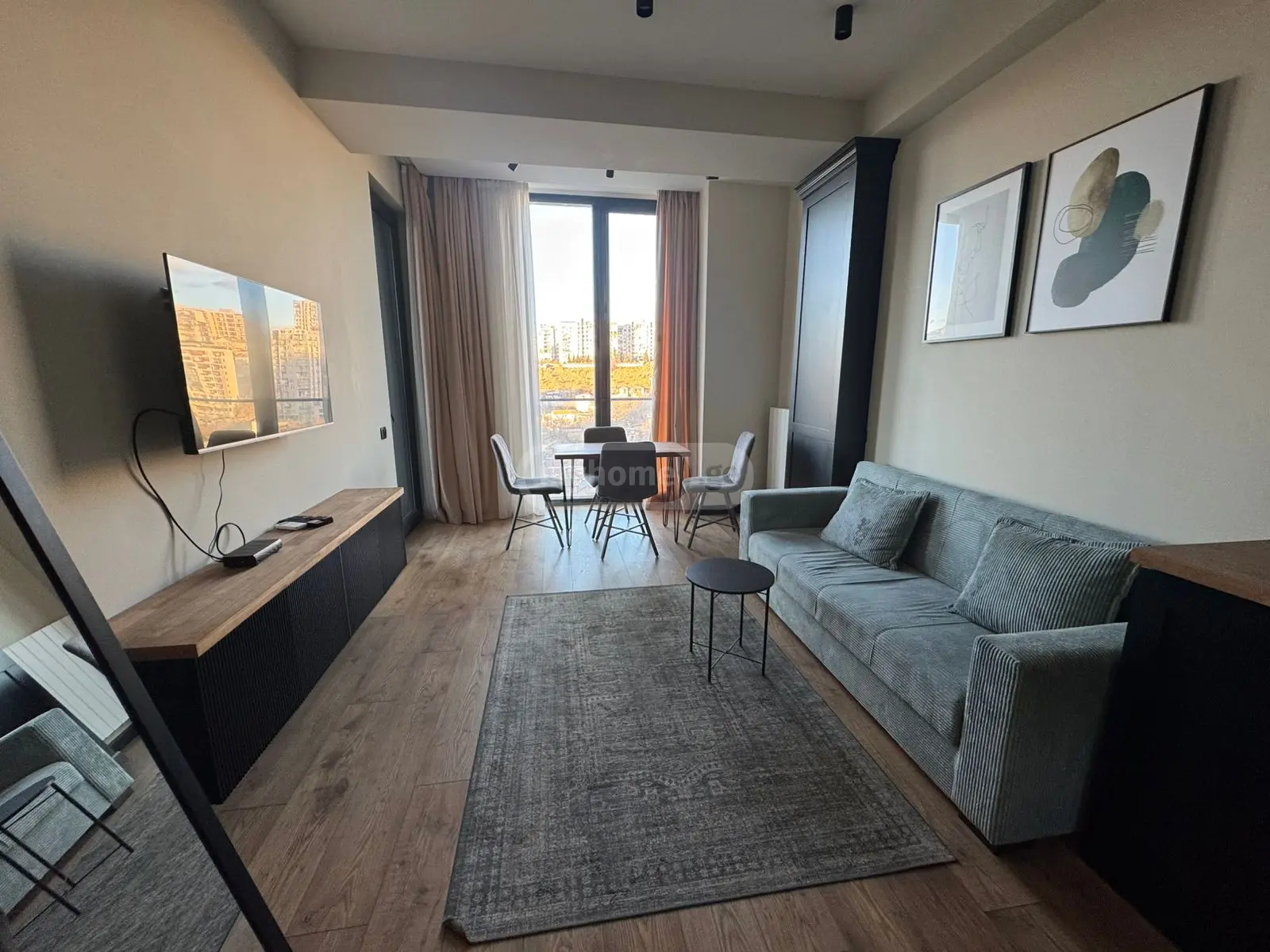  For Rent 2 room  Apartment in Vake dist.  Zurab Avalishvili Street 