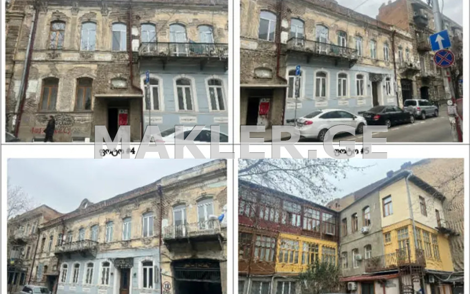  Satılık 11   Daire in Sololaki dist. (Old Tbilisi)  in Iashvili st. 