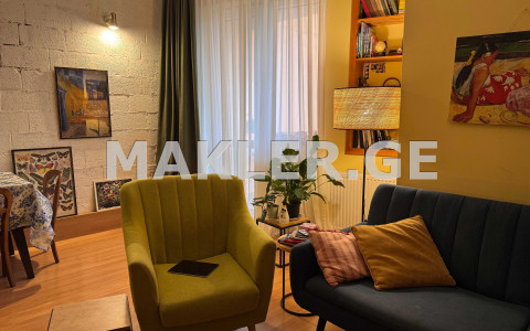  For Sale 2 room  Apartment in Saburtalo dist.  in O. Lortkipanodze st. 