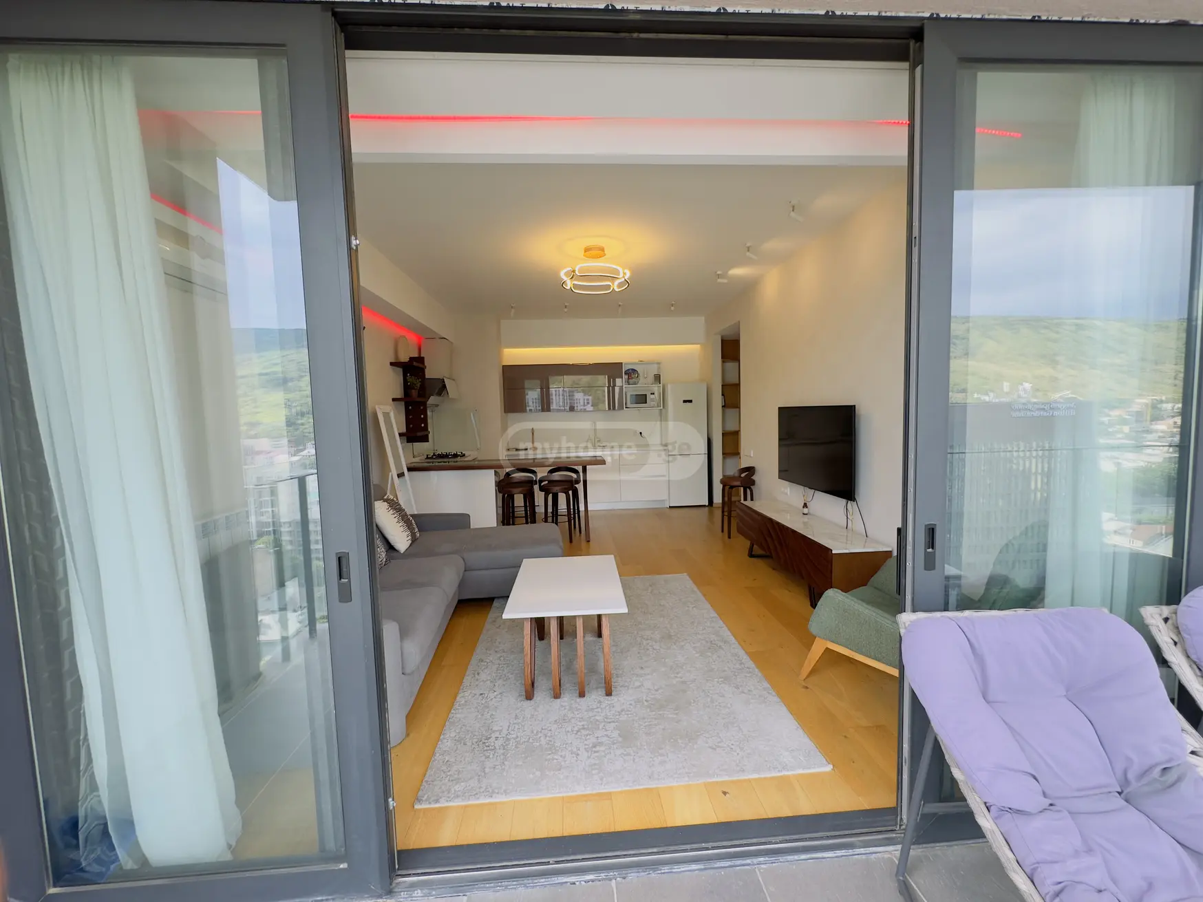  For Rent 2 room  Apartment in Vake dist.  in I. Chavchavadze Ave. 