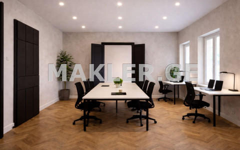  ქირავდება 150 m² ფართობის ოფისი საბურთალოზე  მიცკევიჩის ქუჩაზე 