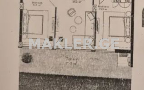  იყიდება 2 ოთახიანი  ბინა კრწანისში