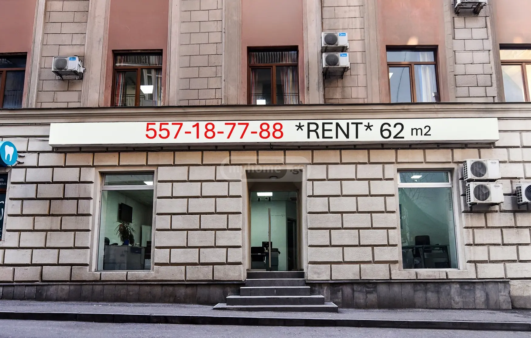  ქირავდება 62 m² ფართობის კომერციული ფართი ვაკეში  ფალიაშვილის ქუჩაზე 