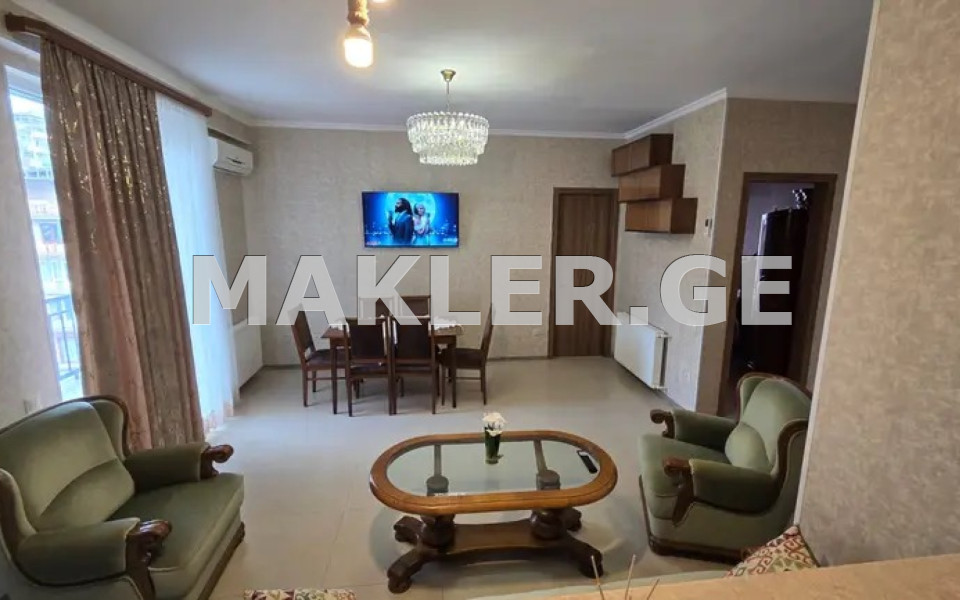  Сдаётся 3 комнатная  Квартира в Сабуртало  на ул. Газапхули 