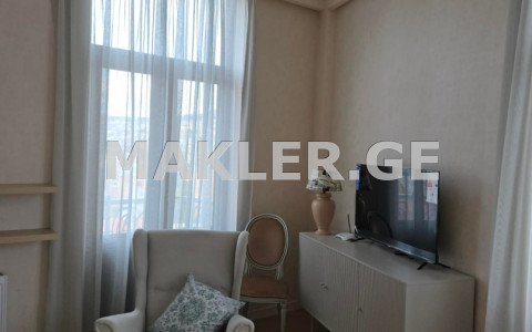  For Rent 2 room  Apartment in Mtatsminda dist. (Old Tbilisi)  in Rustaveli ave. 
