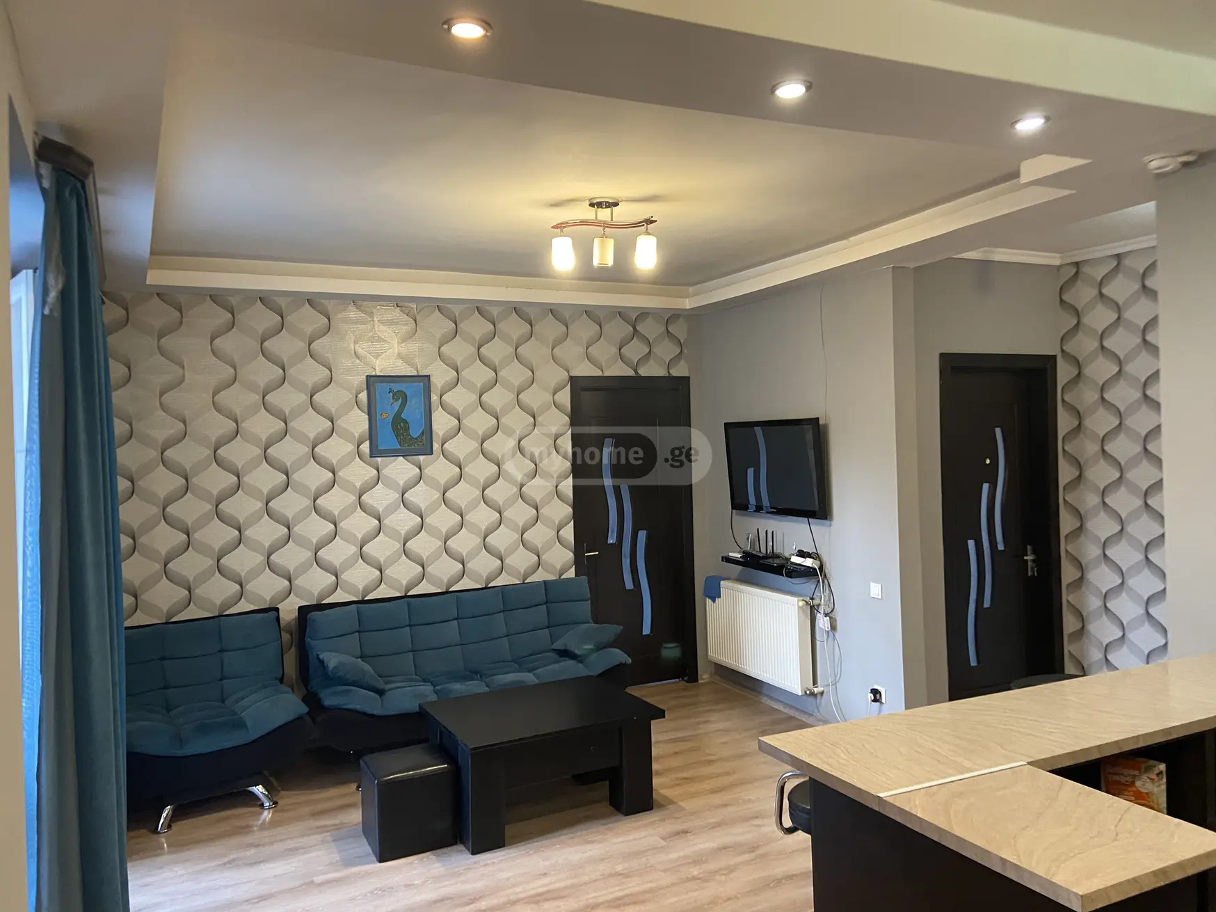  ქირავდება 3 ოთახიანი  ბინა საბურთალოზე  გაზაფხულის ქუჩაზე 