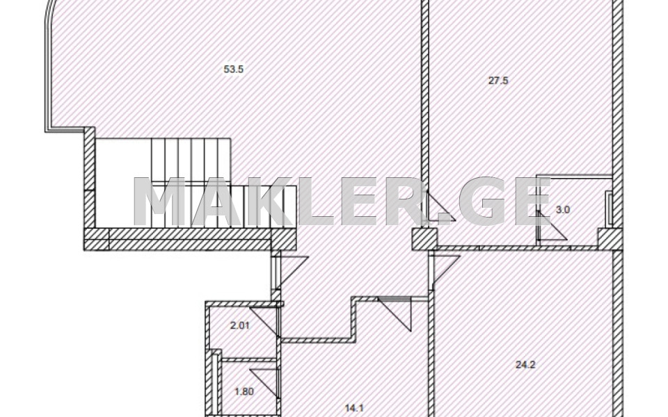  For Sale 3 room  Apartment in Vake dist.  on Ir. Abashidze st. 