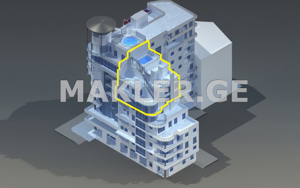  For Sale Apartment in Vake dist.  on Ir. Abashidze st. 