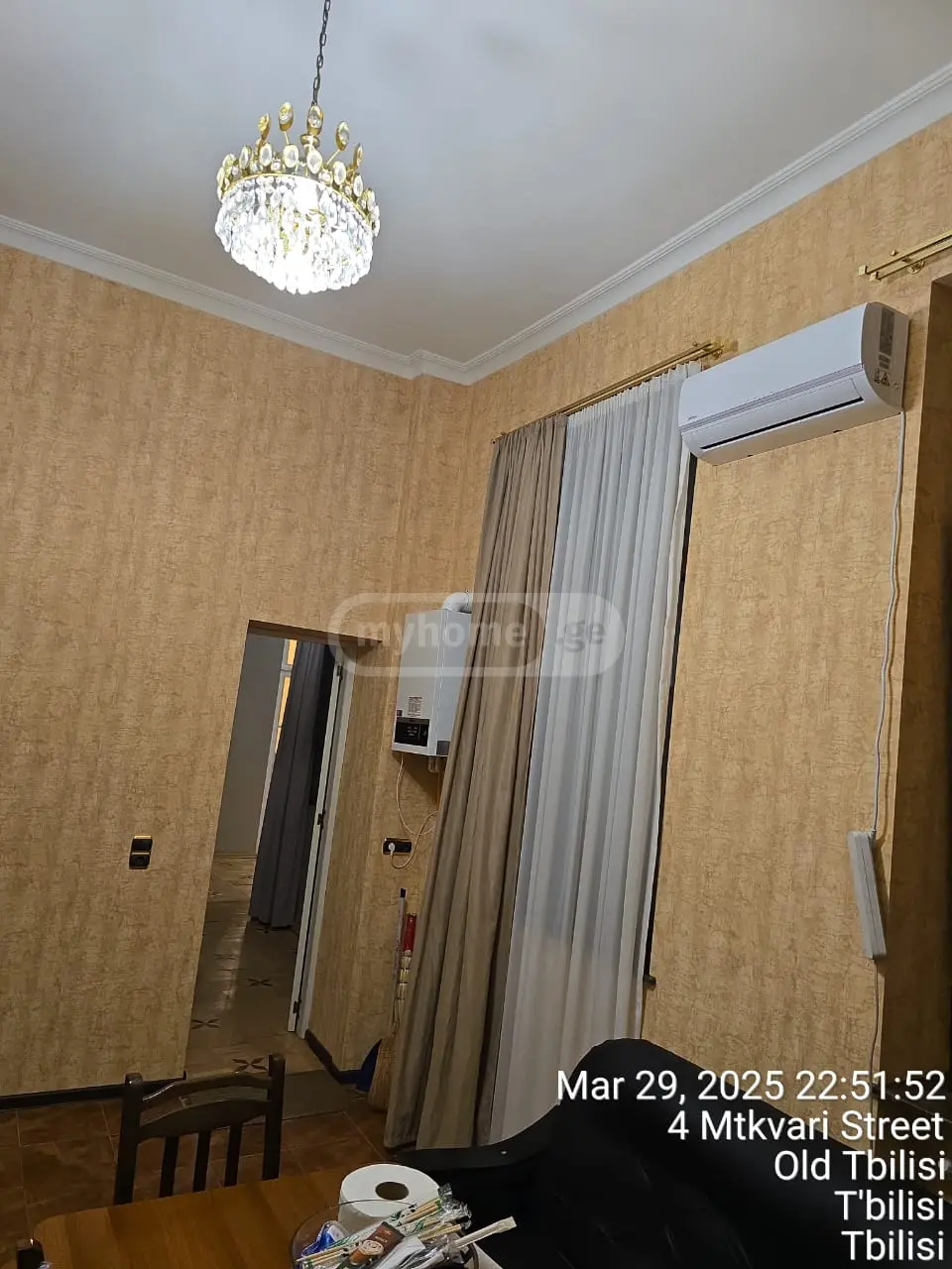  Satılık 4   Daire in Mtatsminda dist. (Old Tbilisi)  in Mtkvari st. 