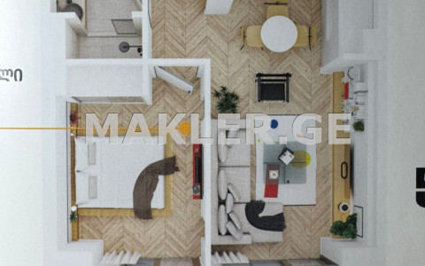  Satılık 2   Daire in Saburtalo dist.  in Ana Politkovskaya st. 