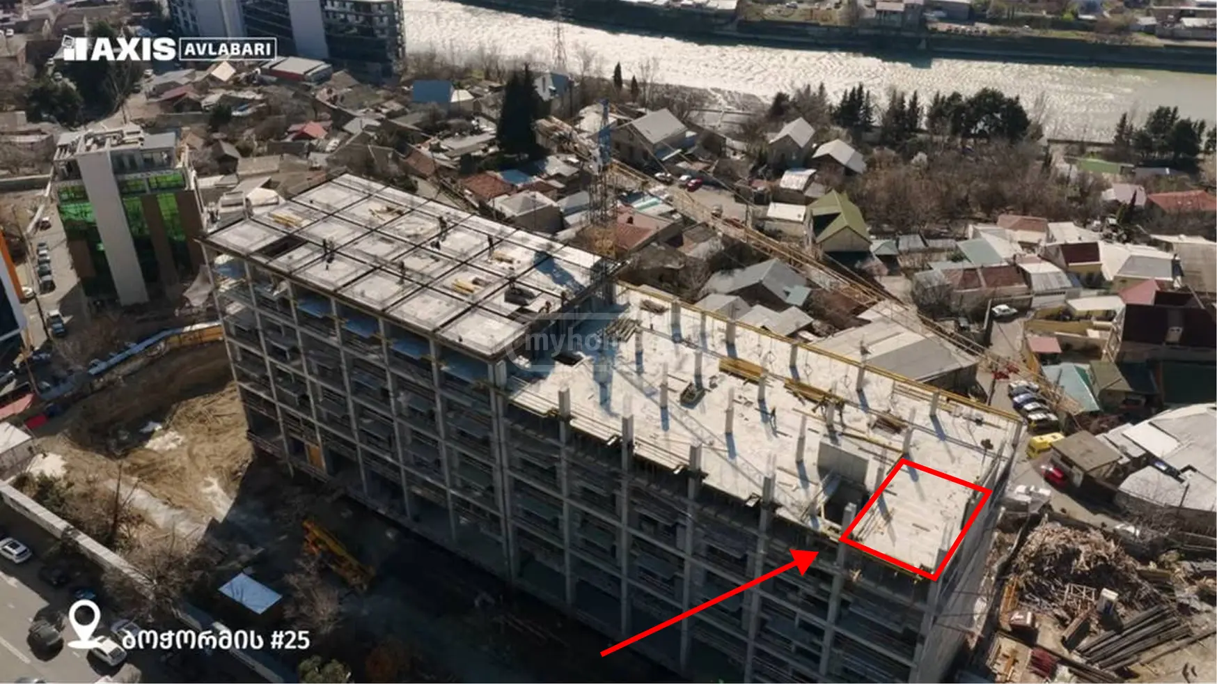  Satılık Yapım aşamasında Daire in Isani dist.  in Bochormi st. 