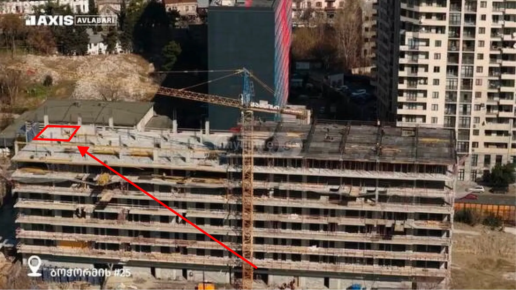  Satılık Yapım aşamasında Daire in Isani dist.  in Bochormi st. 