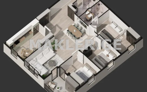  For Sale 4 room  Apartment near the Lisi lake