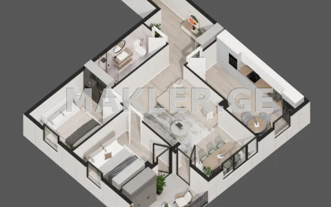  For Sale 3 room  Apartment near the Lisi lake