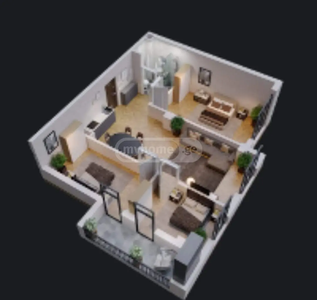  Продается 4 комнатная  Квартира в Исани  на пр. Бери Габриел салоси 