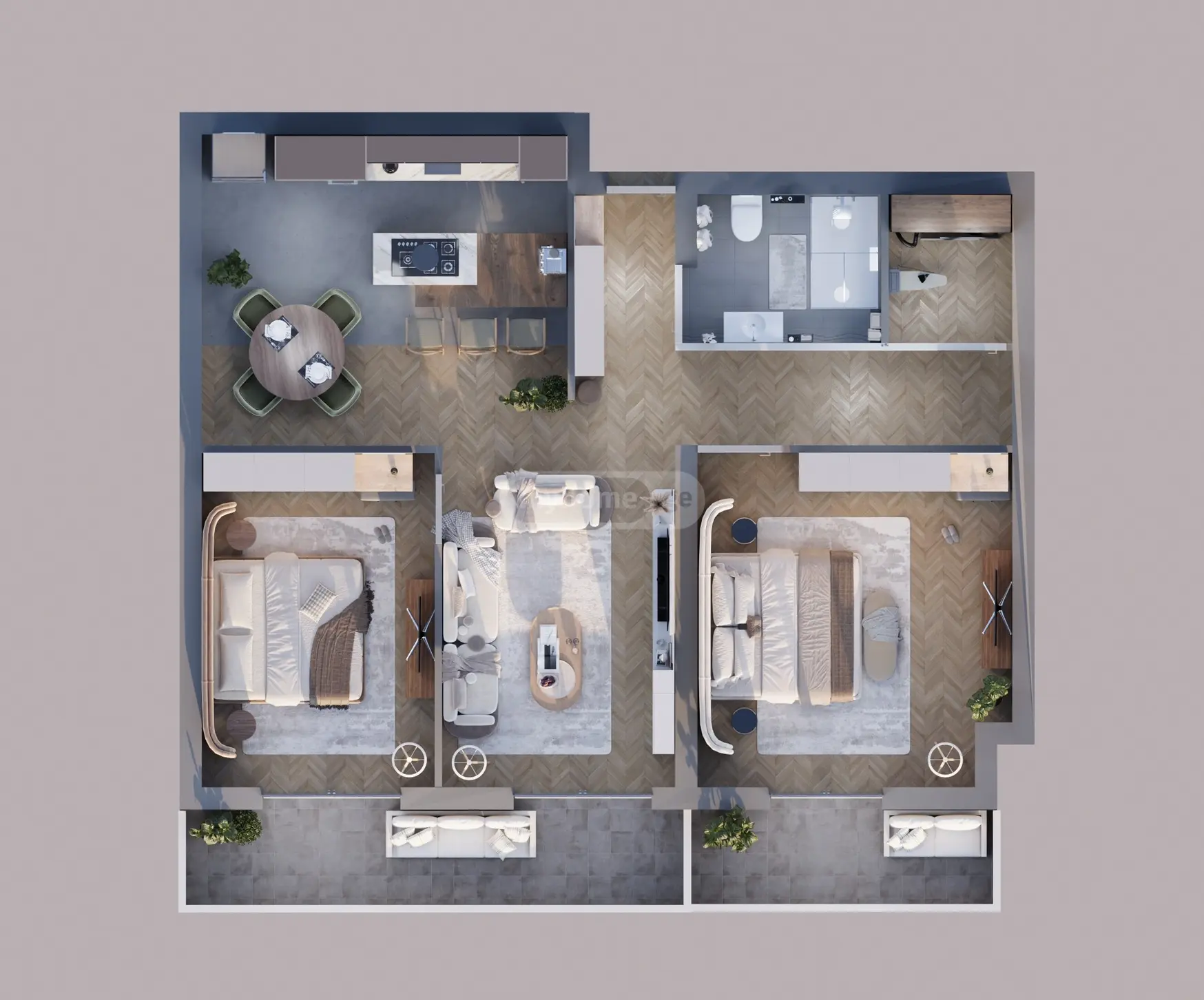  For Sale 3 room  Apartment in Isani dist.  in Beri Gabriel Salosi Ave. 