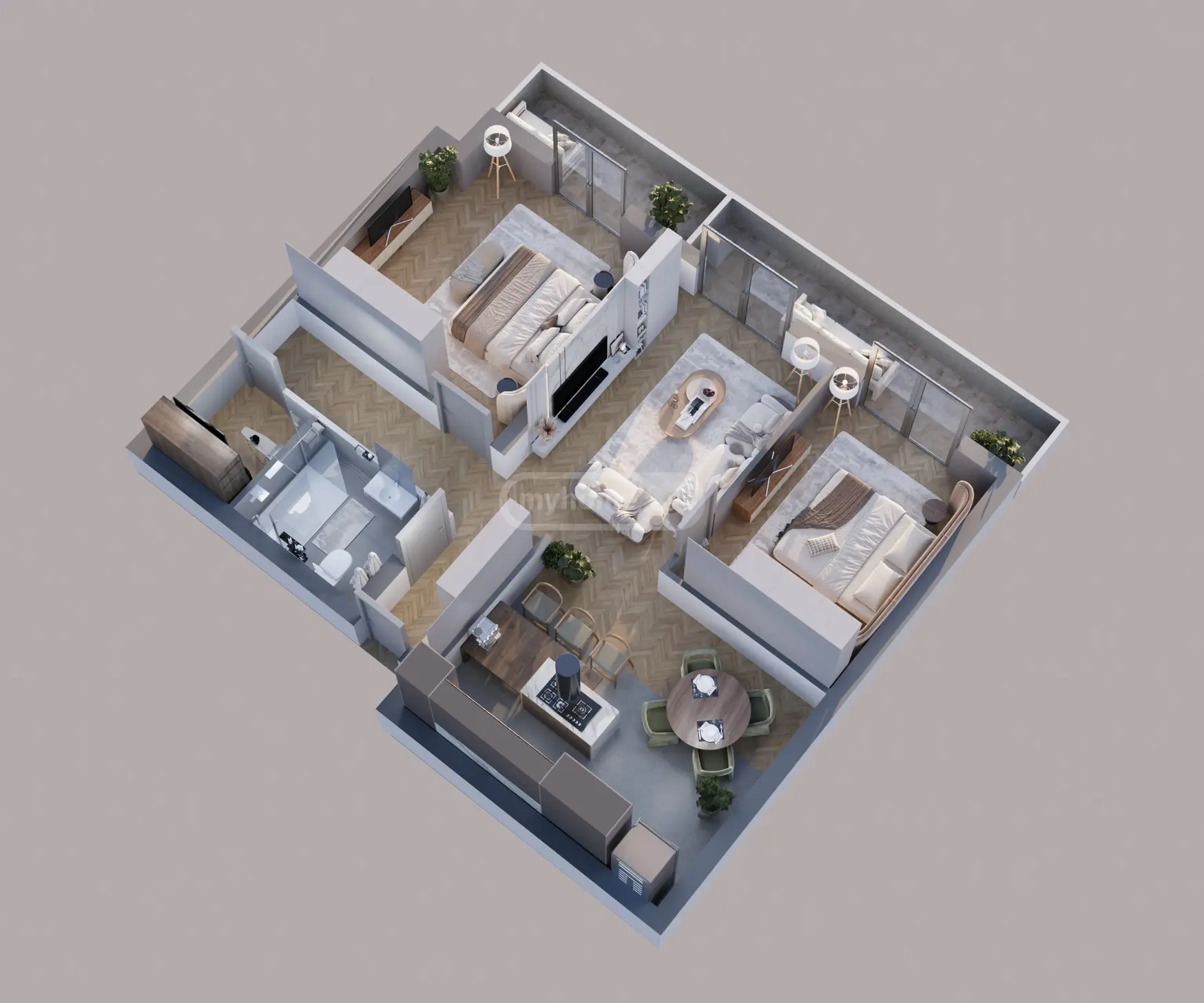  For Sale 3 room  Apartment in Isani dist.  in Beri Gabriel Salosi Ave. 