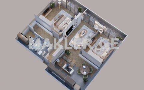  出售 3 room  公寓 伊萨尼区  in Beri Gabriel Salosi Ave. 