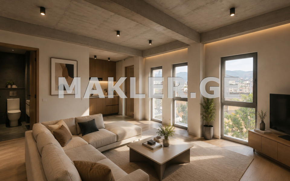  Satılık 2   Daire in Chugureti dist.  in Bukhaidze st. 
