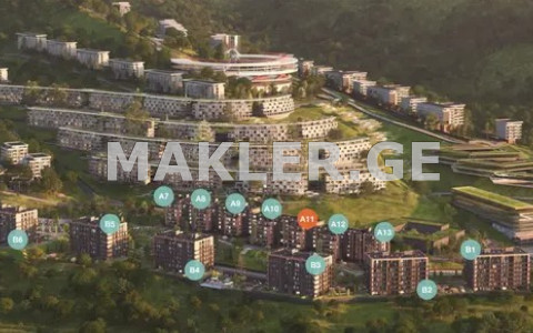  იყიდება მშენებარე ბინა ვაკეში  გიორგი დანელიას ქუჩაზე 