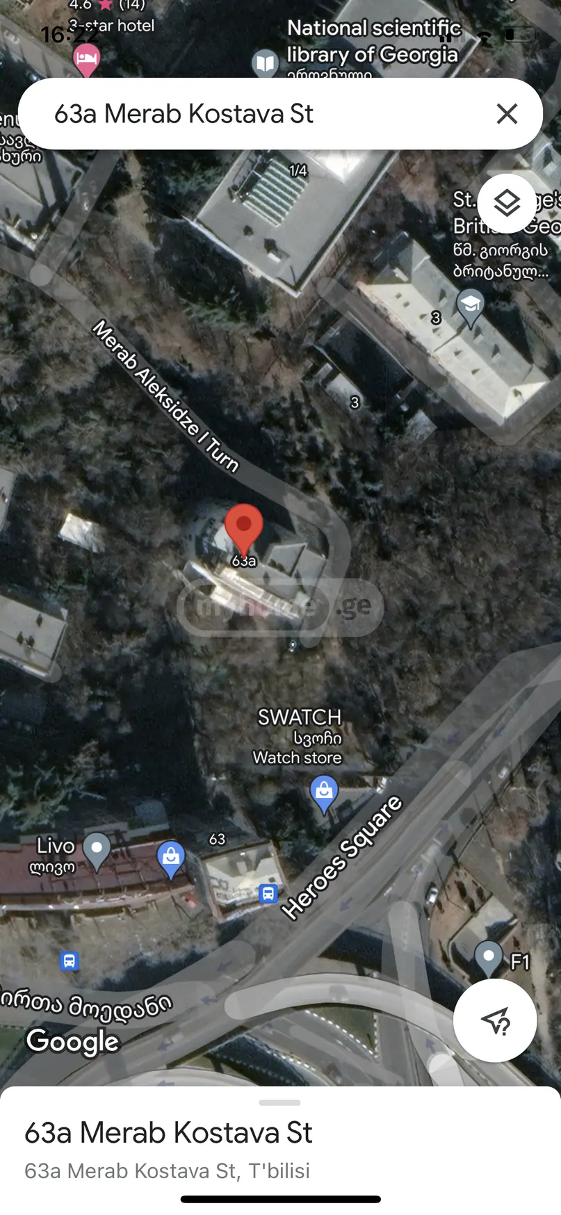  For Rent 3 room  Apartment in Saburtalo dist.  in M.Aleksidze st. 