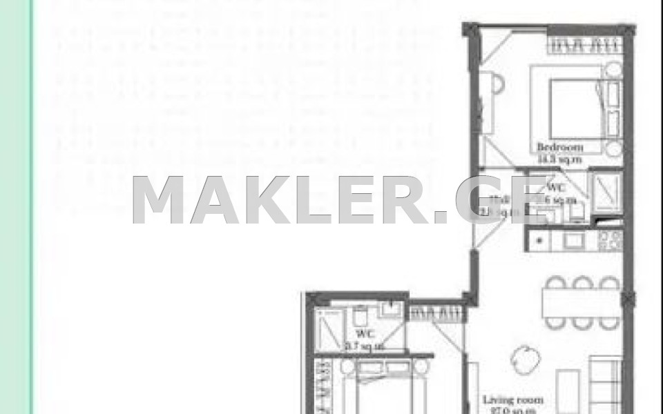  Satılık Yapım aşamasında Daire in Krtsanisi dist.