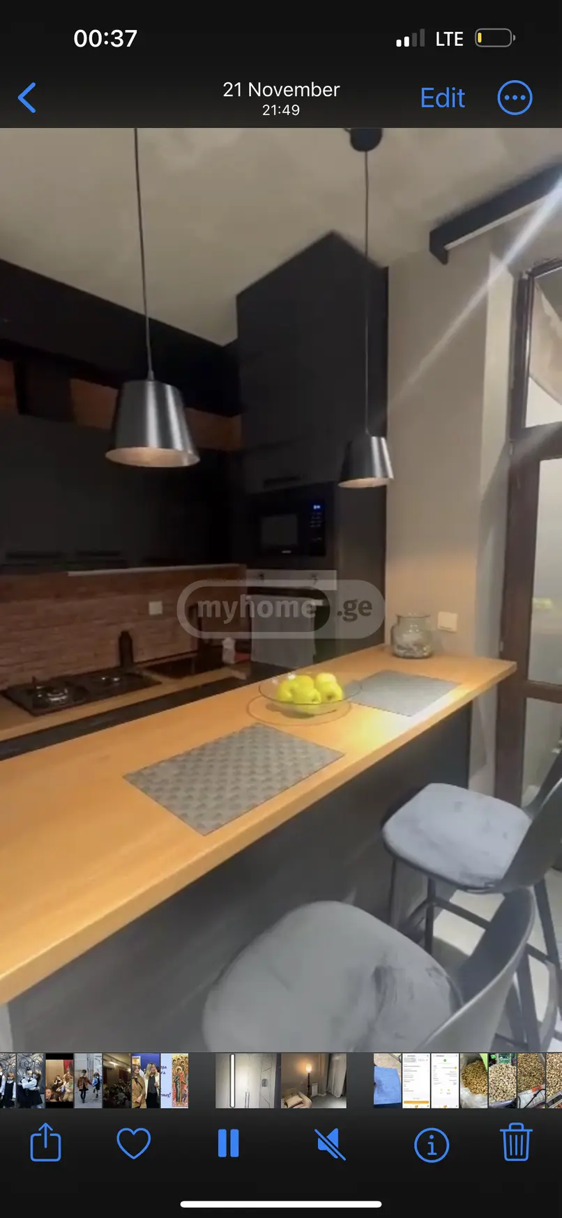  ქირავდება 2 ოთახიანი  ბინა ვაკეში  გიორგი დანელიას ქუჩაზე 