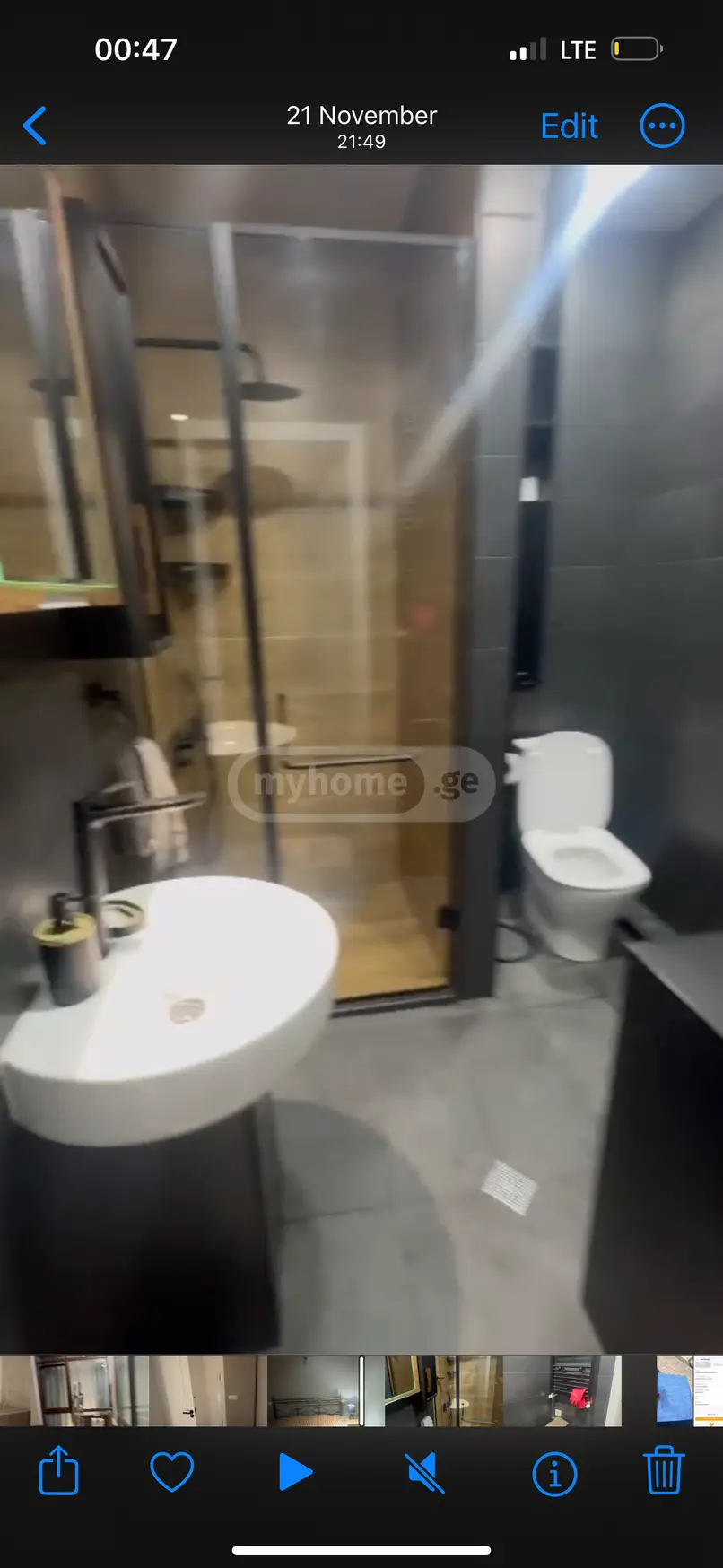  ქირავდება 2 ოთახიანი  ბინა ვაკეში  გიორგი დანელიას ქუჩაზე 