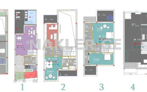  Satılık Yapım aşamasında Villa in Bagebi dist.  in Uchaneishvili st. 