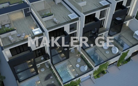  Satılık Yapım aşamasında Villa in Bagebi dist.  in Uchaneishvili st. 