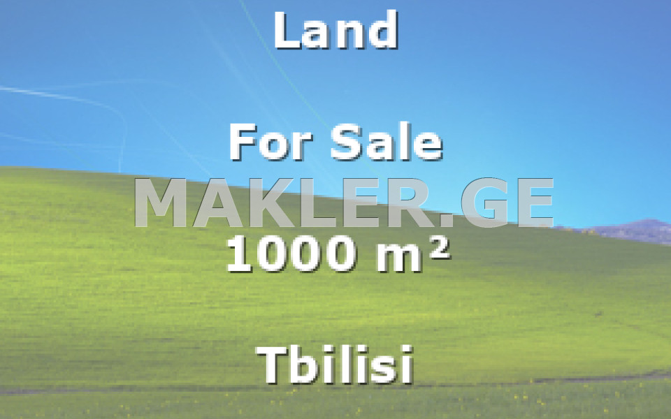  იყიდება 1000 m² ფართობის მიწა შინდისში