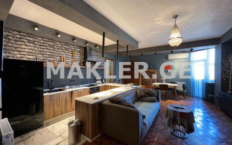  For Rent 3 room  Apartment in Vake dist.  in N. Djvania st. 