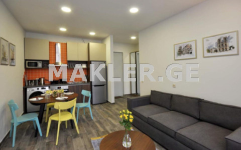  For Rent 2 room  Apartment in Vake dist.  in Mtskheta st. 