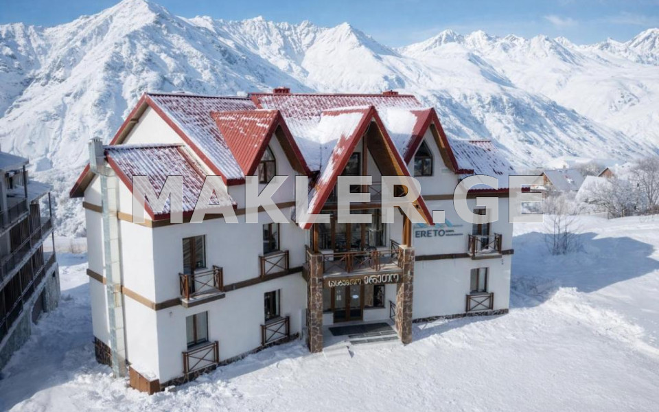  იყიდება 840 m² ფართობის კომერციული ფართი გუდაურში