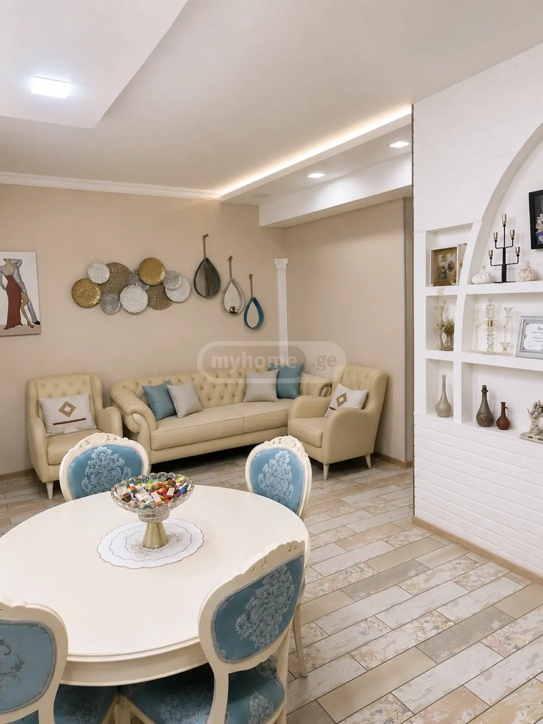  Satılık 3 room  Daire in Saburtalo dist.  in Panaskertel-Tsitsishvilii st. 