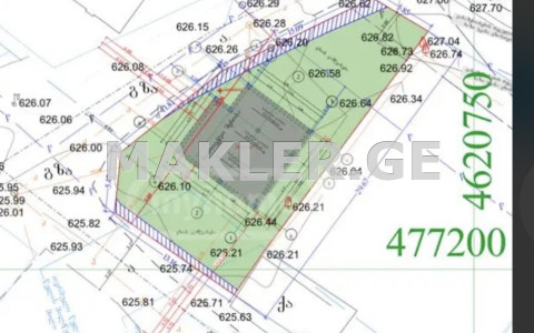  出售 355 m² space 土地 near the Lisi lake  in Leo Kvadchadze st 