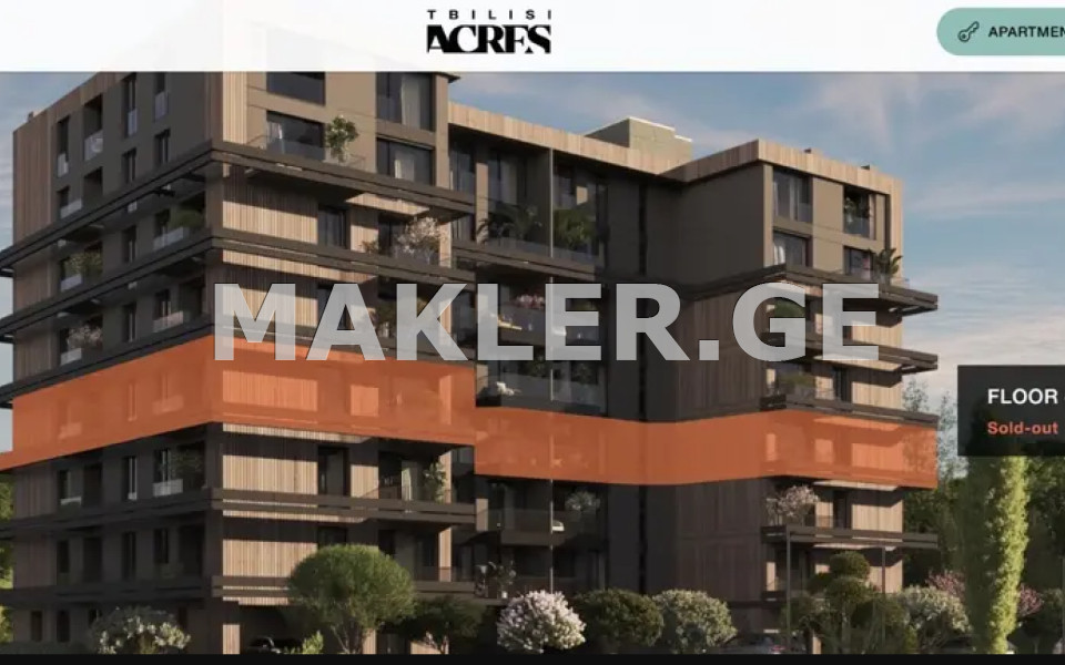  出售 3 室  公寓 瓦凯区  in Giorgi danelia st 