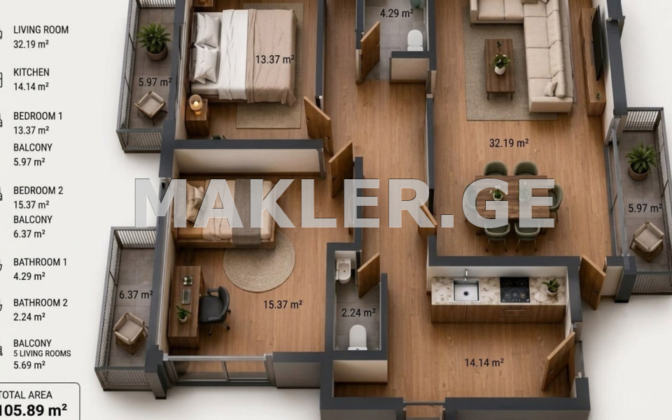  للبيع 3 room  الشقة في منطقة سابورتالو  in Shartava st. 