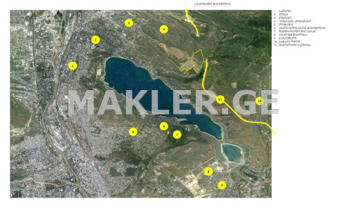  იყიდება 600000 m² ფართობის მიწა თბილისის ზღვაზე