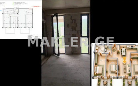  出售 4 room  公寓 瓦凯区  in Giorgi danelia st 