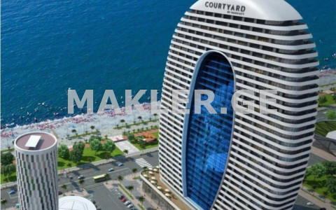  出售 1 室  公寓 in Batumi