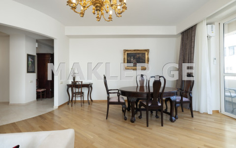  For Rent 4 room  Apartment in Vake dist.  in I. Chavchavadze Ave. 